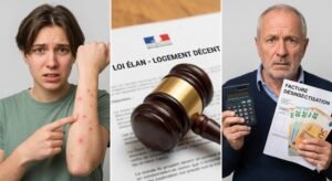 Conflit locataire proprietaire qui paie facture desinsectisation punaise loi elan