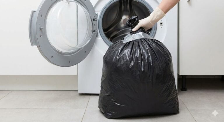 Traitement linge punaise de lit sac poubelle hermetique transfert machine laver 60 degres