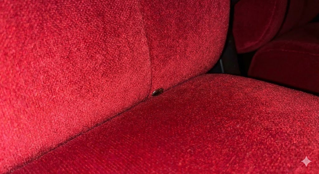 Siège cinéma velours rouge risque transmission punaise de lit lieux publics