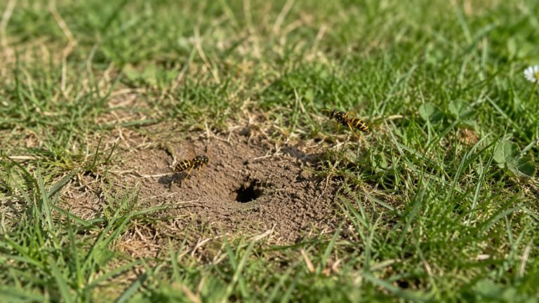Guêpe de terre : identifier le nid dans le sol et savoir réagir